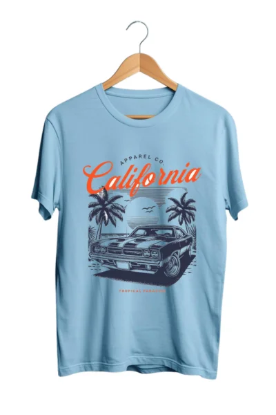 califonia blue tshirt