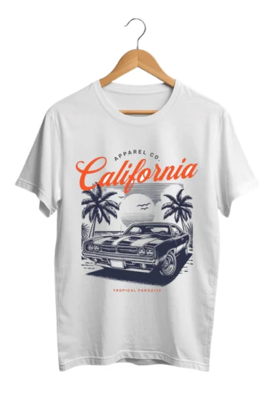 califonia white tshirt