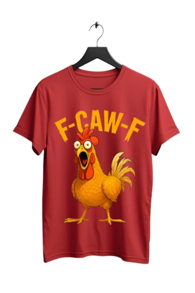 chicken rooster red tshirt