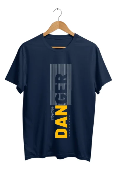 danger navy tshirt