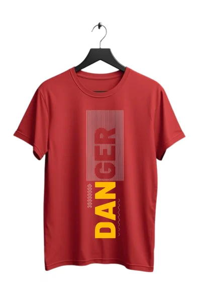 danger red tshirt