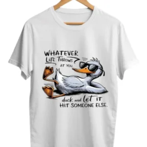 Whatever Life Throws Round Neck T-Shirt – Regular Fit