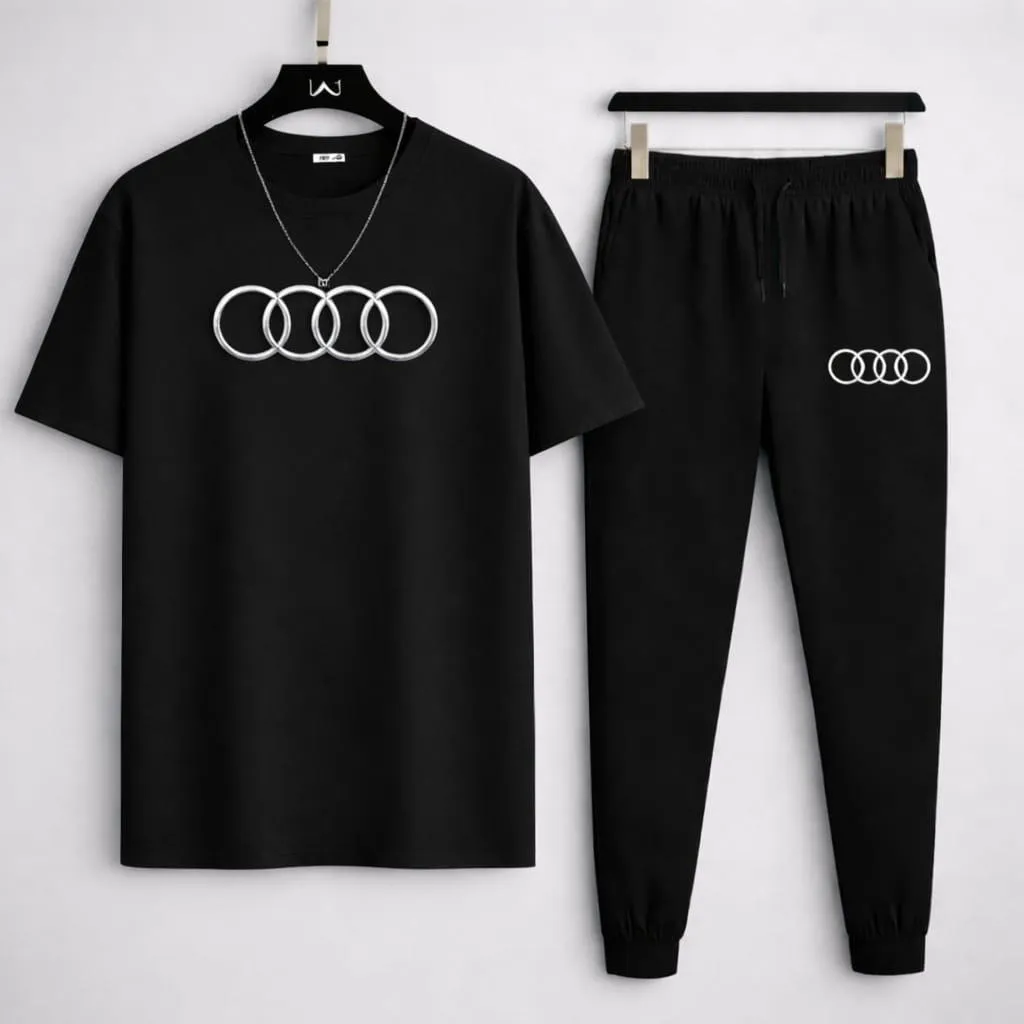 men audi logo track suit