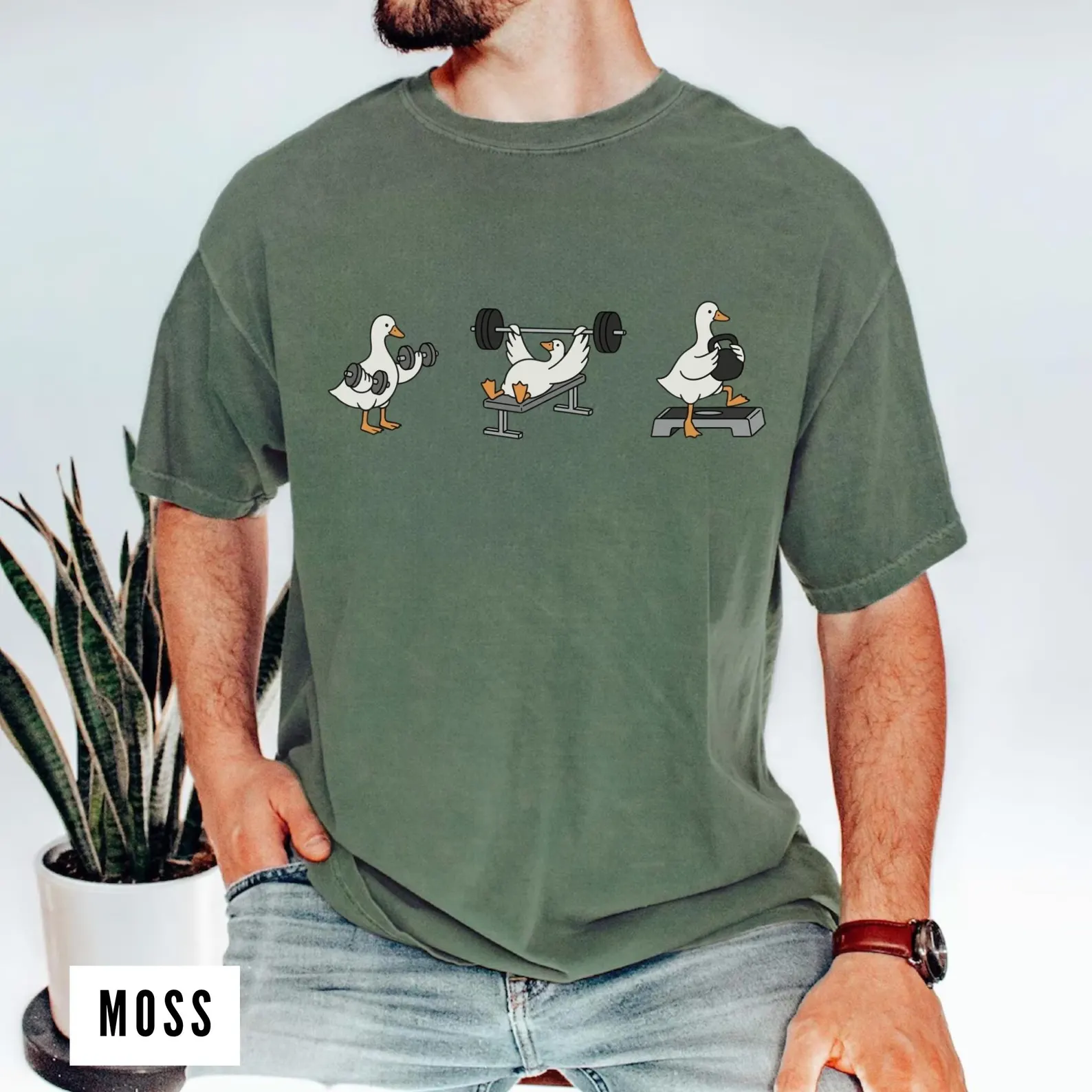 gym bird tshirt