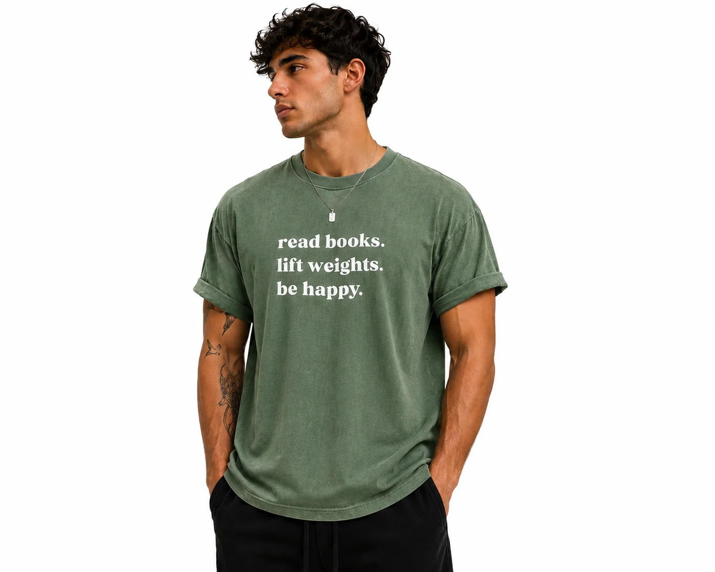 t shirt book lovers green