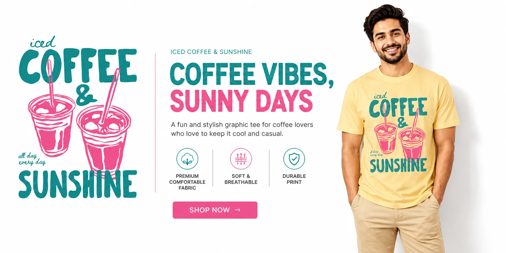 iced coffee t-shirt