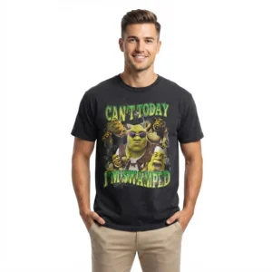 cant-today-im-swamped-shrek-graphic-t-shirt