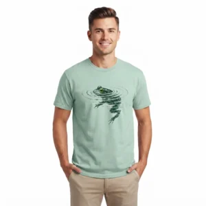 frog-in-water-graphic-printed-t-shirt