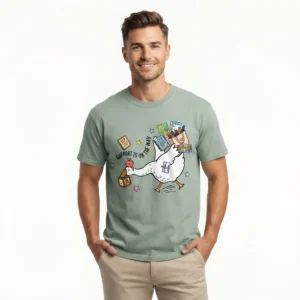 support-is-on-the-way-goose-graphic-t-shirt