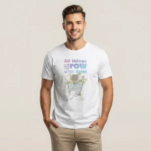 all-things-grow-with-love-graphic-t-shirt