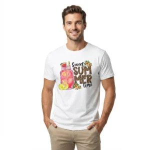 mens-sweet-summer-time-graphic-white-t-shirt