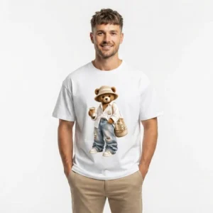 trendy-stylish-teddy-bear-graphic-printed-white-t-shirt