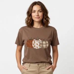 cozy-autumn-pumpkins-graphic-brown-t-shirt