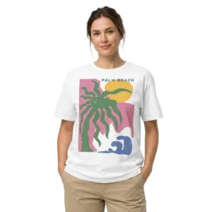 vintage-palm-beach-graphic-printed-white-t-shirt